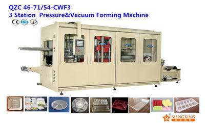 QZC 46-71/54-CWF3 Automatic High Speed Food Container Making Machine