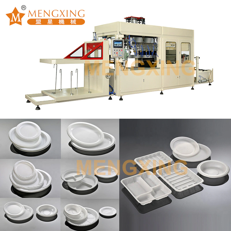 Disposable Food Dishes Machine Supplier Fully Automatic Plastic Blister Thermoforming Machine Plastic Tray Vacuum Forming Machine