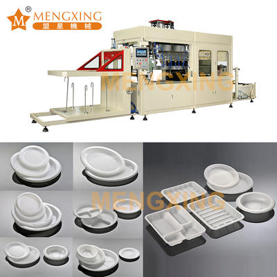 Disposable Food Dishes Machine Supplier Fully Automatic Plastic Blister Thermoforming Machine Plastic Tray Vacuum Forming Machine