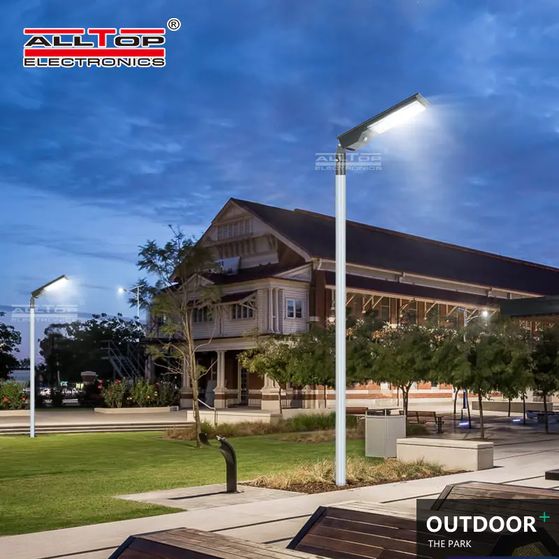ALLTOP High quality waterproof outdoor lighting ip65 smd 9w 14w led solar street light