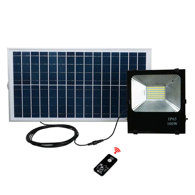 High power ip65 outdoor 10w 20w 30w 50w 100w waterproof battery billboard solar led flood light price