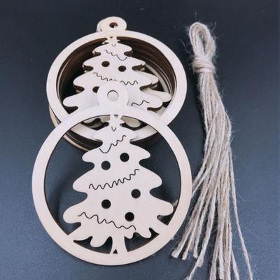 Vitalucks custom personalized wood christmas hanging ornaments home decoration