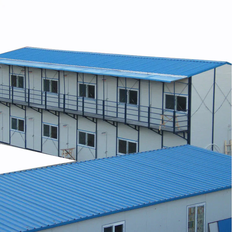 prefabricated steel house temporary camp cheap disaster housing