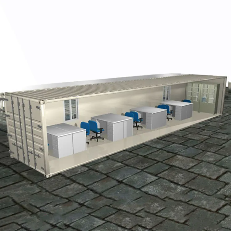 20ft flat pack container house for LNG and refinery labour camp
