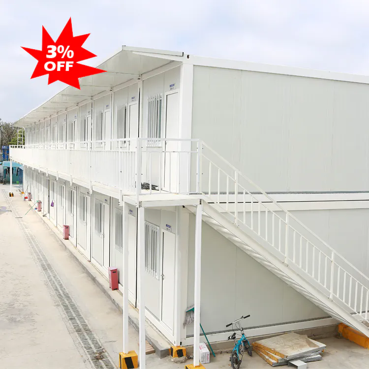 prefabricated steel structure frame temporary house mobile housing