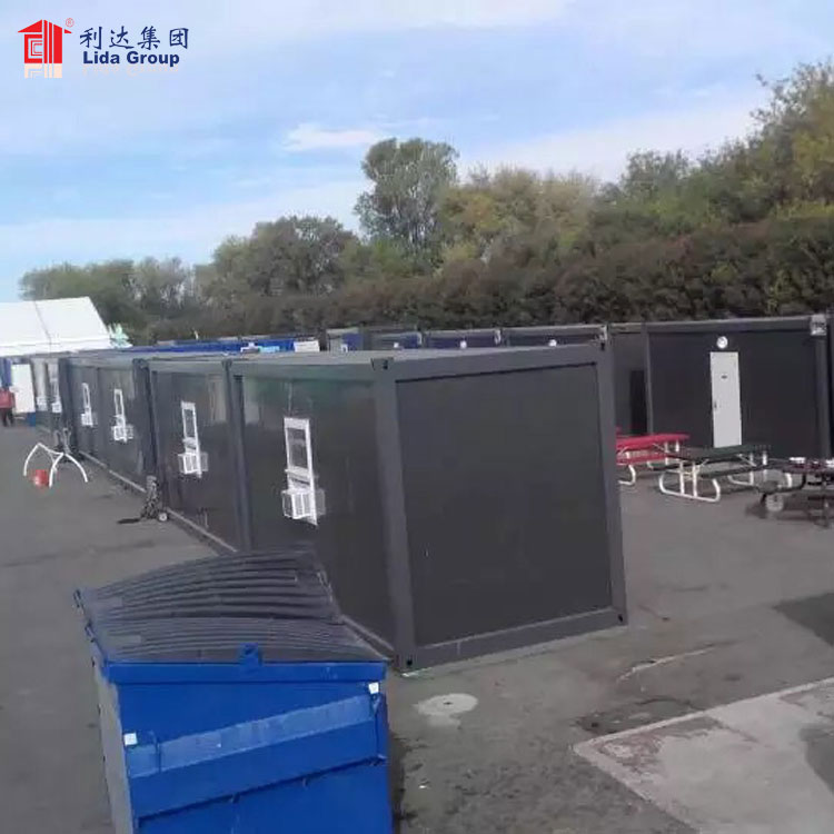 Accommodation container house of earthquake proof, temporary site facilities