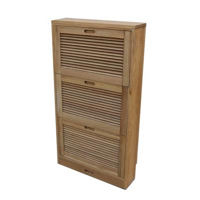 Wood furniture useful shoe rack storage cabinet design shoe ark