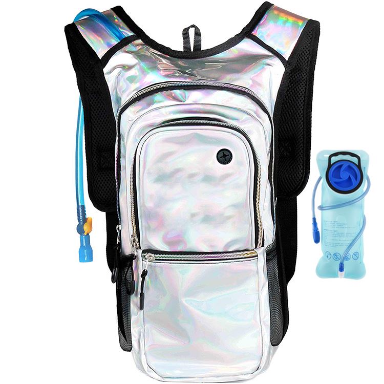 Osgoodway Trendy Bike Backpacks Waterproof Rave Hydration Pack with 2L Water Bladder