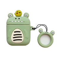 Cute Carrying Cartoon 3D Earphone Case For Protecting Wireless Silicone Portable Bluetooth Earphone