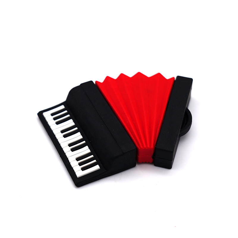 Music piano musical instrument Soft PVC cartoon memory stick U disk
