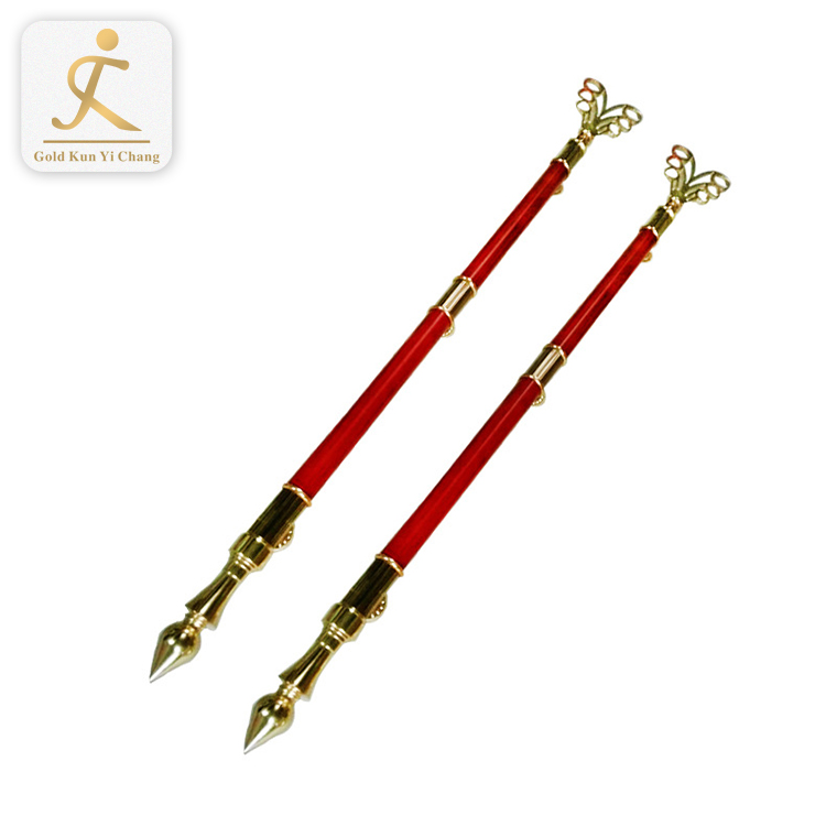 Chinese style 316 stainless steel gold and red 85mm door pull handle 304 stainless steel tubular door handles