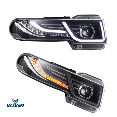 China Vland factory for FJ Cruiser Moving Signal Headlight with Grille2007 2009 2011 2013 2015 2019 forFJ CRUISER head lamp