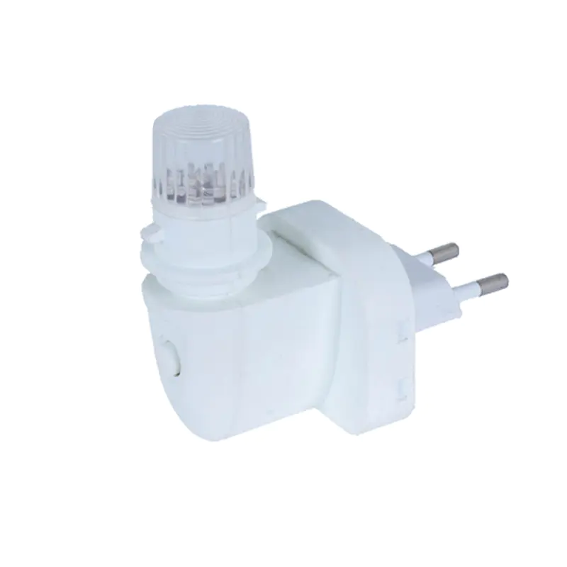E14 rotating plug CE ROHS approved sensor night light electrical plug socket with European plug in lamp holder and 220V or 240V