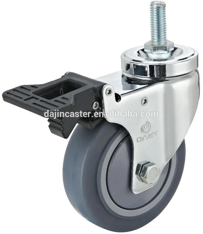 125mm Casters wheels for trolleys with ball bearing