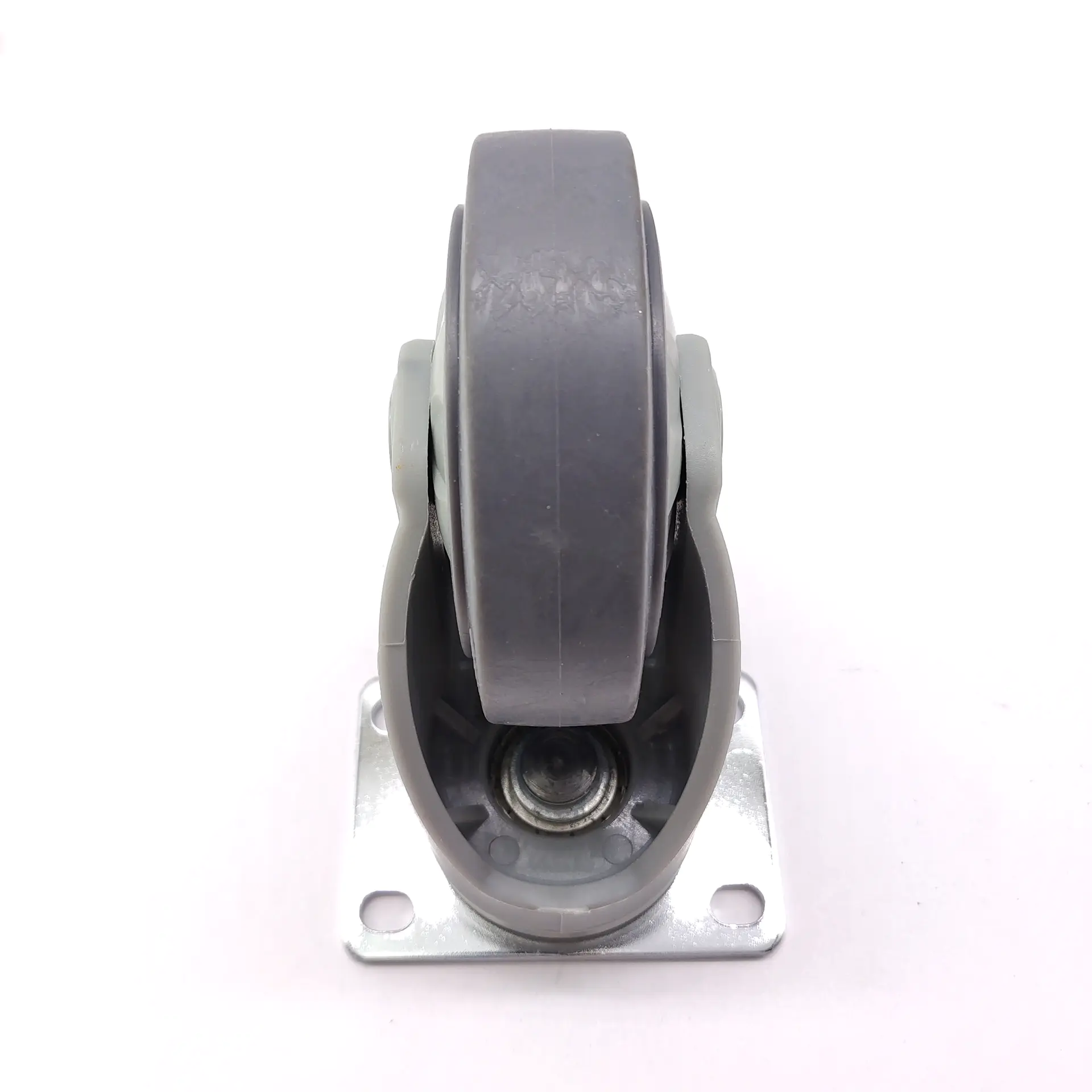 USA Standard Top Plate Swivel Waterproof Plastic Fork High Elastic Thermoplastic Rubber Caster wheel