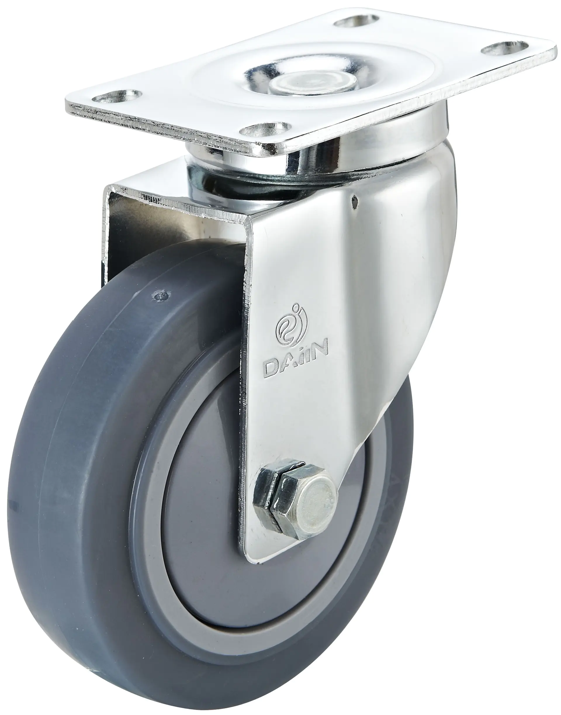 4 Inch Top Plate Trolley Wheel With Bearing Industrial Castering Equipment Platform Heavy Duty Trolley Cart Caster Wheels
