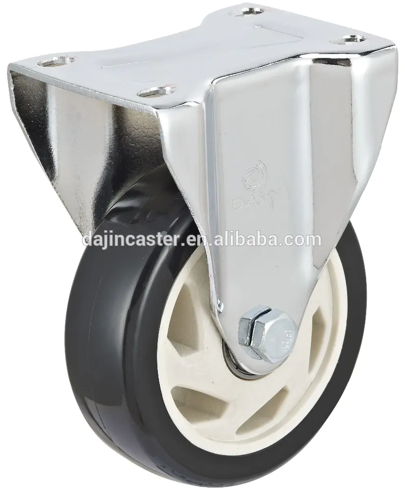 Ball bearing industrial PU wheels casters for medical furniture