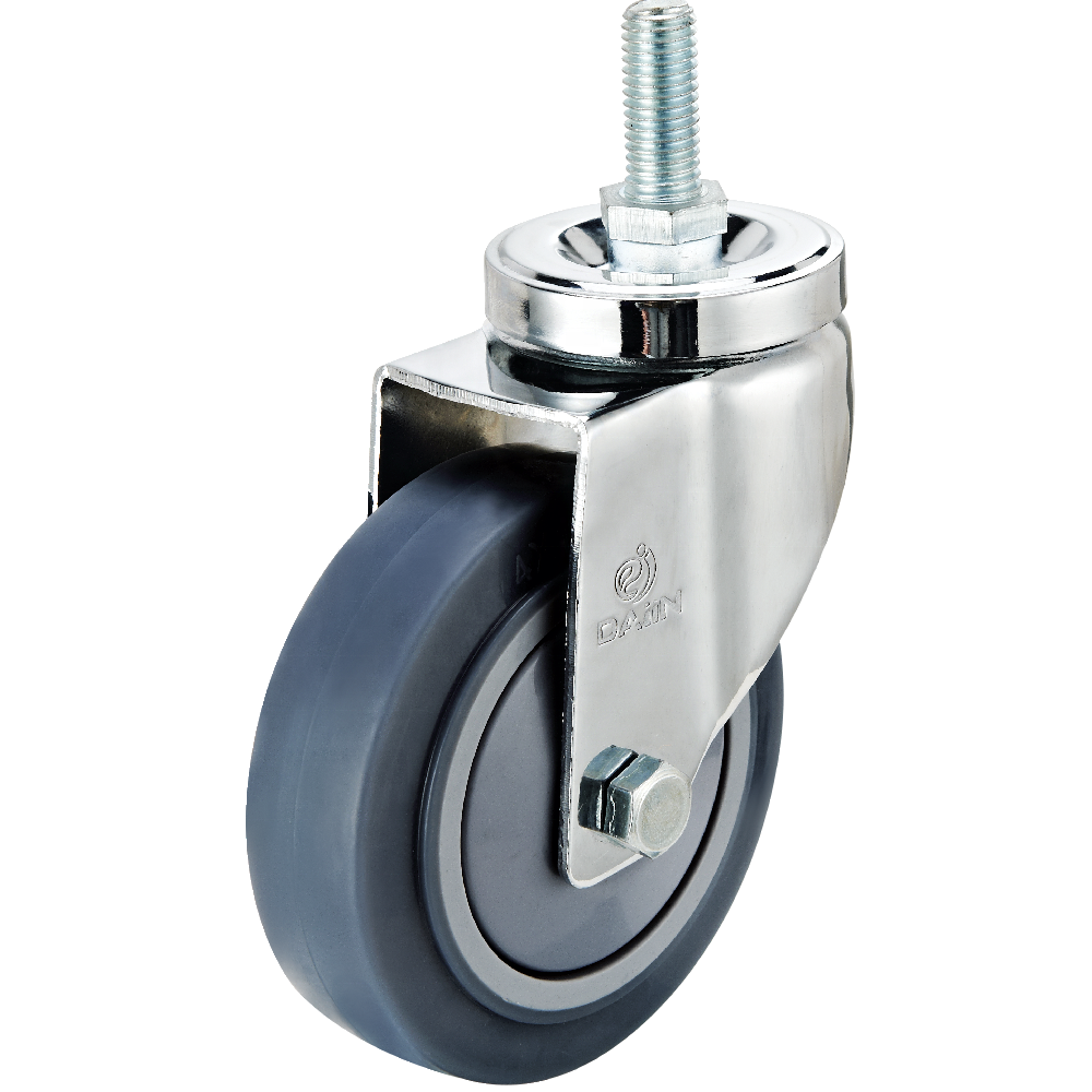 3 4 5 Inch TPR Trolley Swivel and BrakeCaster Wheels