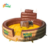 Crazy challenge game inflatable mechanical rodeo bull riding for sales