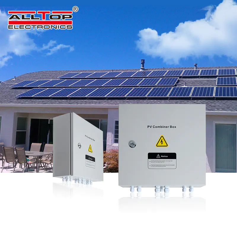 PV off grid solar pv array combiner box for solar power system home