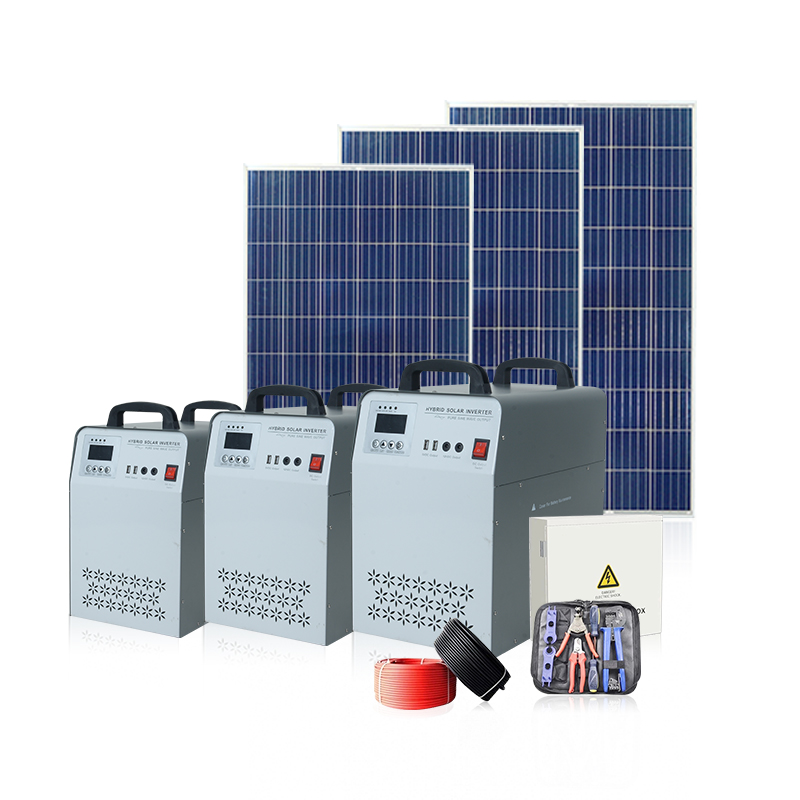 1500w Portable Solar System solar inverter 1KW Complete home Off Grid Solar  Power System-ALLTOP