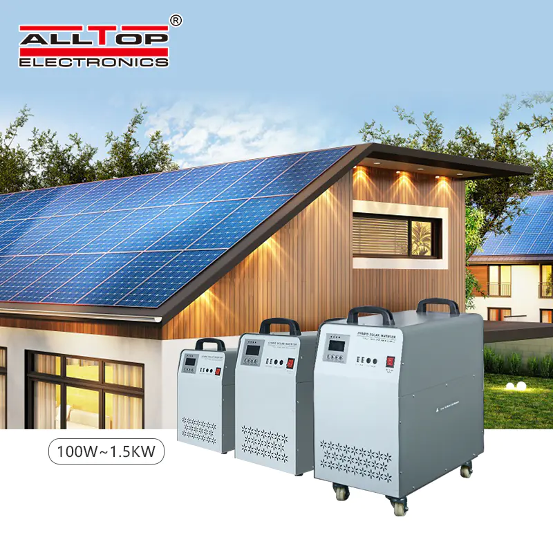 ALLTOP High frequency sine wave inverter 1kw 2kw 3kw 5kw 6kw solar power system with home