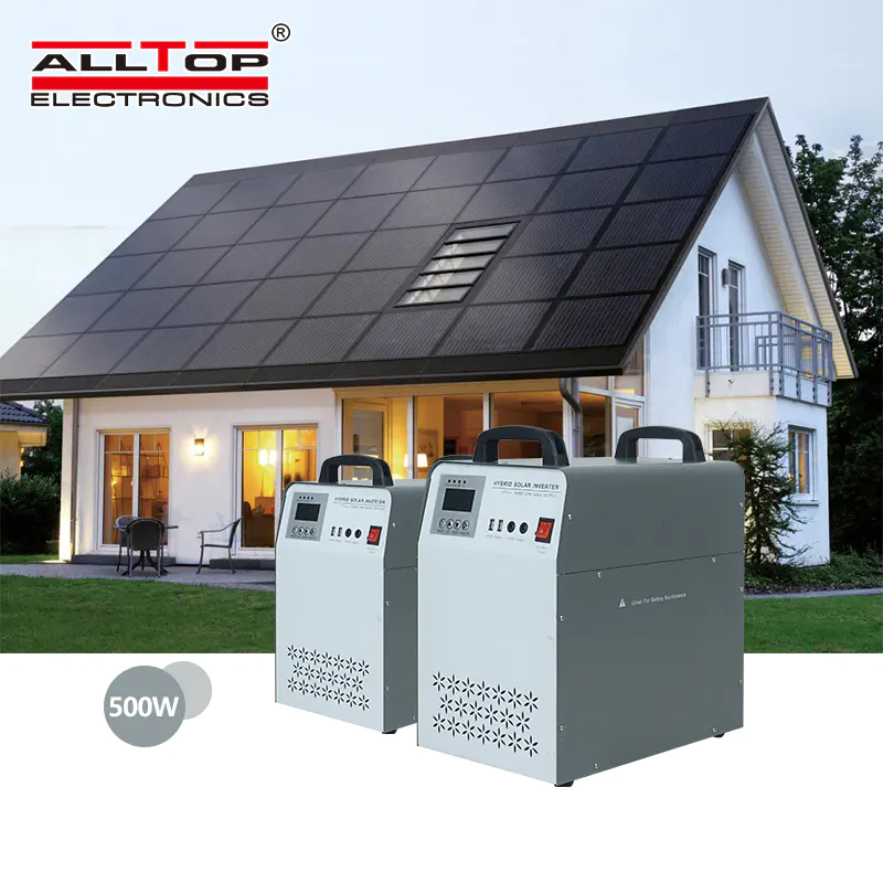 High quality whole house 100w Portable Off grid micro inverter Solar panel Solar power system