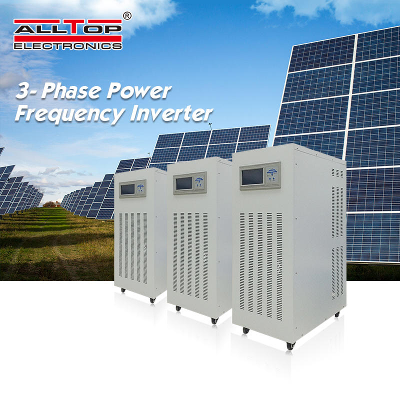 High quality dc ac 3 phase 10kw inverter with mppt solar charger controller off grid solar inverter system