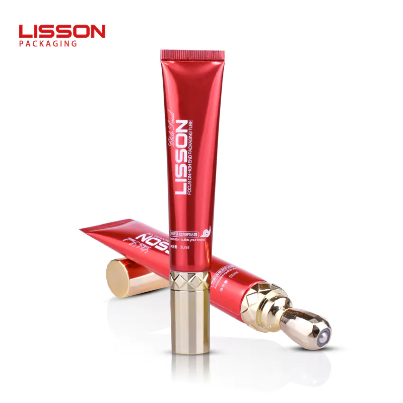electric massage eye cream and lip gloss eyelash cosmetic packaging tube