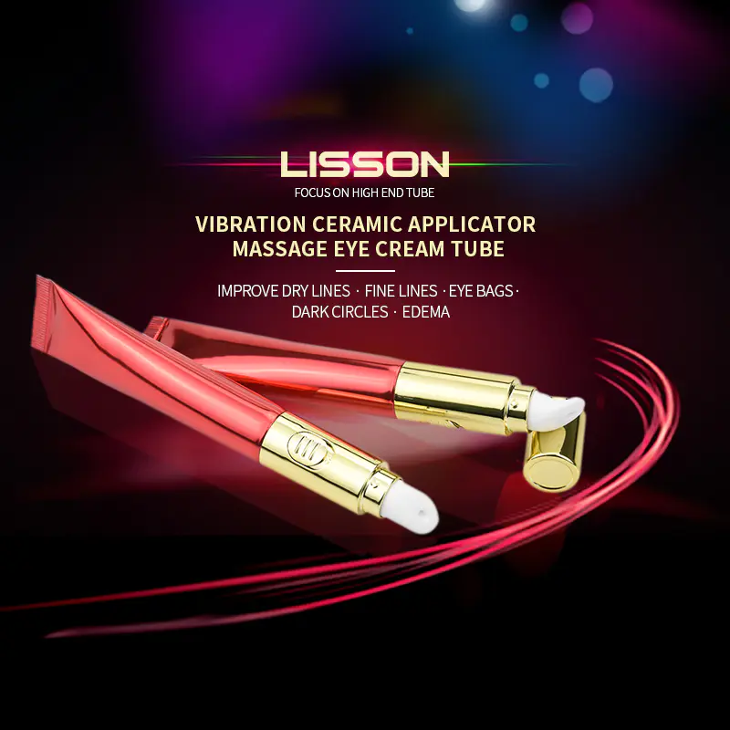 20ml Electric massage applicator PE plastic tube for eye cream packaging