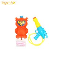 High quality funny plastic kid's toy water gun with animal shape tank backpack bag