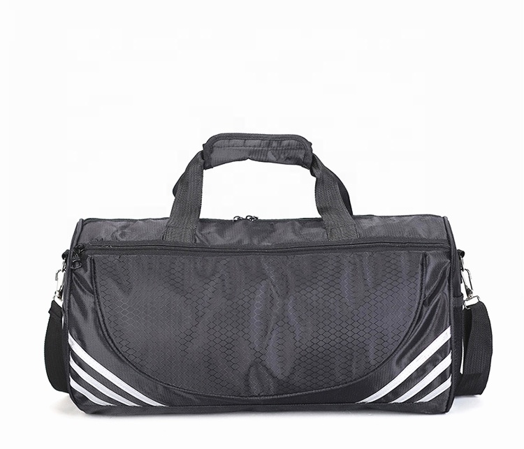 High quality travel gym bag waterproof sneaker duffle bag with adjustable shelves for independently shoes