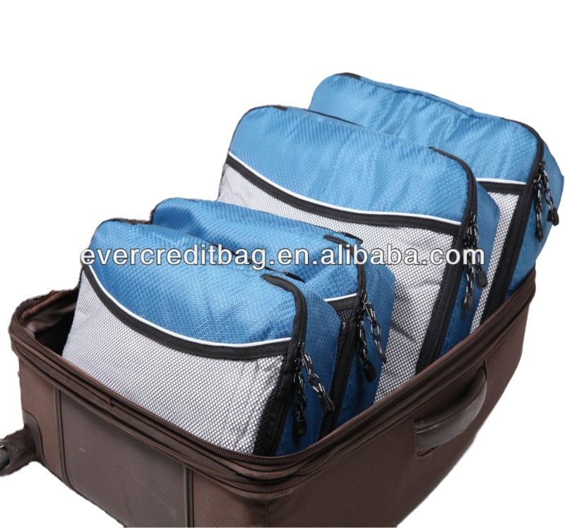 Factory Cheap Luggage organizer bag,High quality 3 pieces Packing Cubes