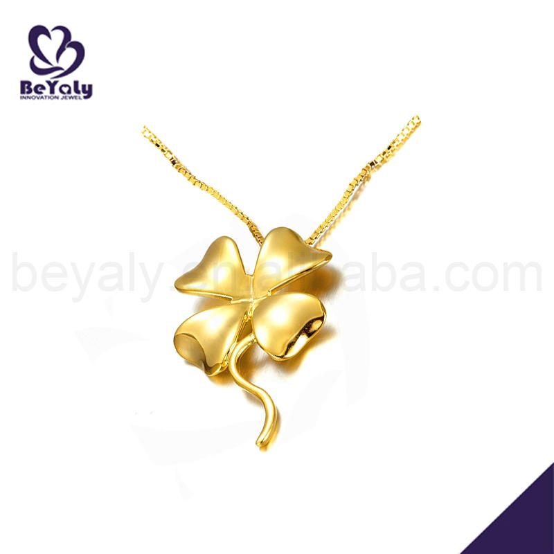 product-Shiny fashion silver clover 18k gold filled jewelry-BEYALY-img-3