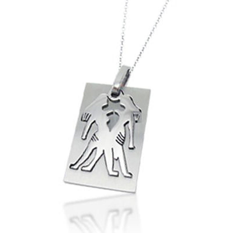 product-Eco-Friendly Carved Round Stainless Steel Tribal Pendant Necklaces-BEYALY-img-3