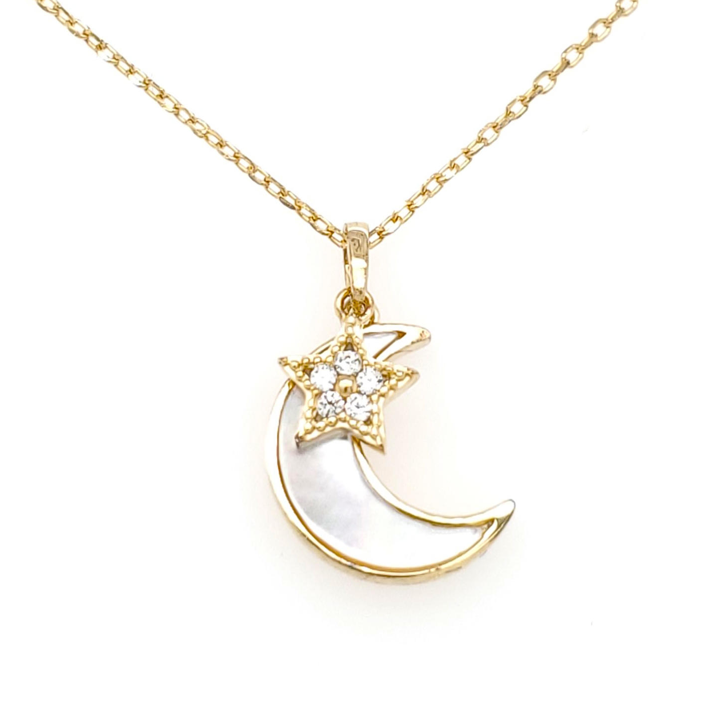 product-BEYALY-Best Price Gold Chain Star And Moon Shape Drop Wholesale Gold Necklaces For Sale-img-2