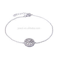 Joacii 925 sterling silver bead pendant necklace