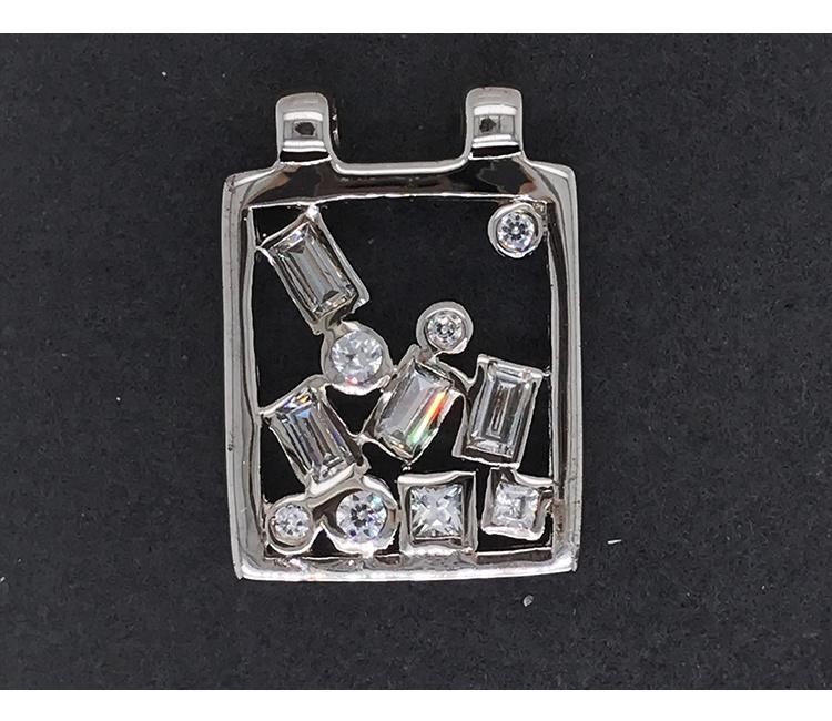 product-925 Silver Girls Artificial Diamond Choker Necklace-BEYALY-img-3