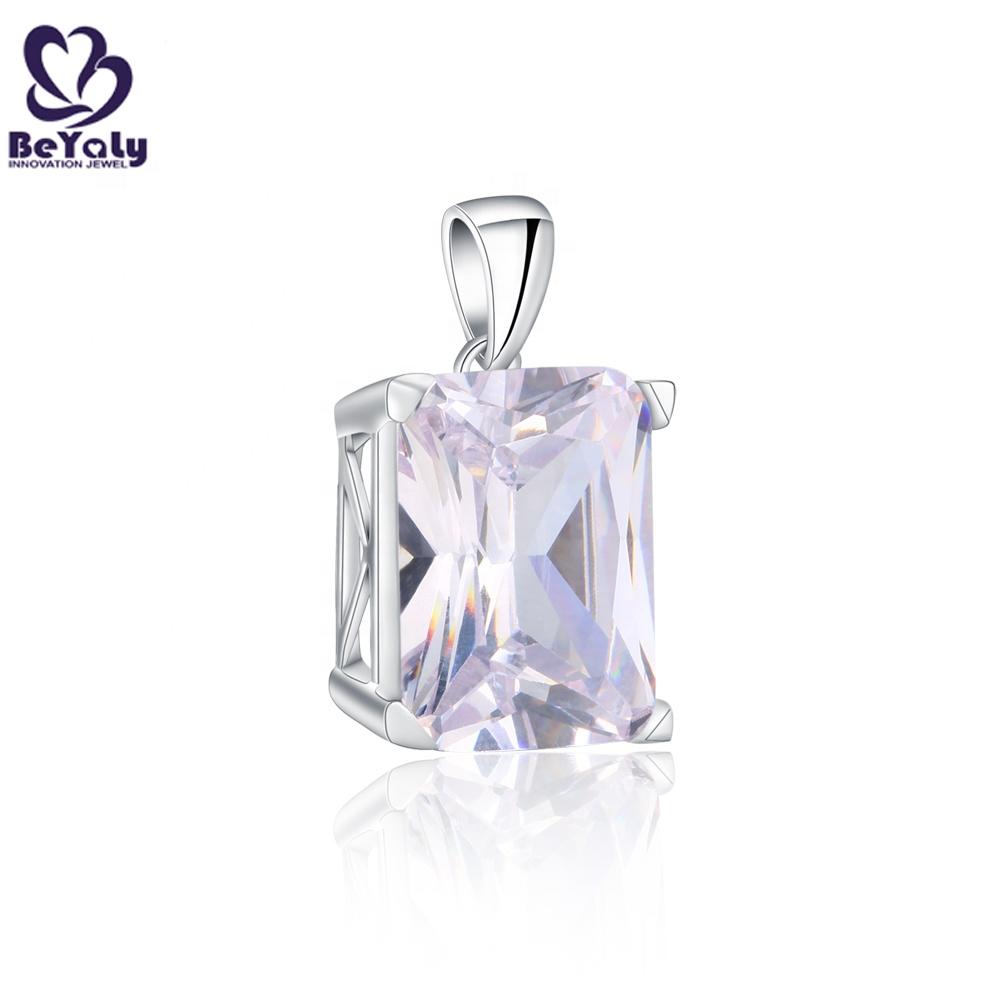 product-Rhodium Plated Zircon Silver Channel Jewelry Wholesale-BEYALY-img-3