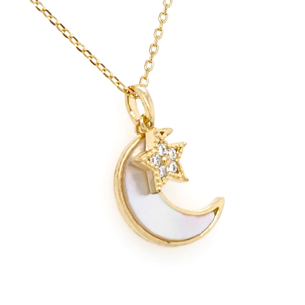 Best Price Gold Chain Star And Moon Shape Drop Wholesale Gold Necklaces For Sale