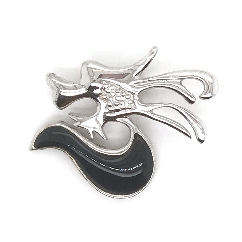 Unique Style Dragon Head Design Silver Nickles Free Jewelry