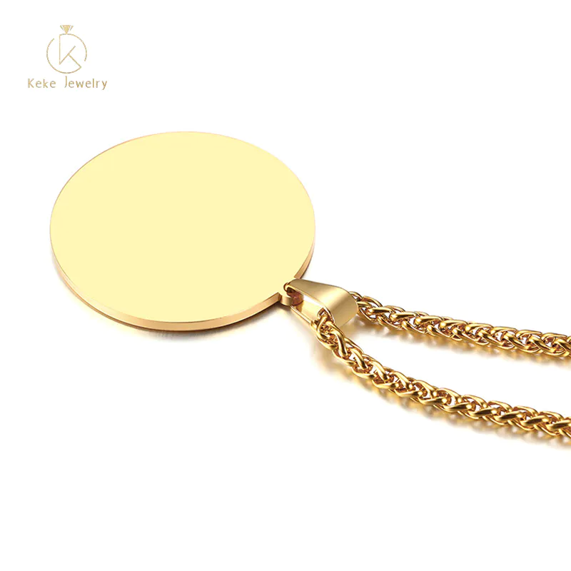 Party dedicated custom round gold necklace for women PN-1173