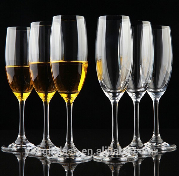 Top grade lead-free champagne flutes /glass goblet/high quality crystal wine glass cup
