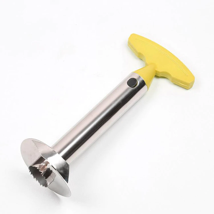 3 Colors Stainless Steel Fruits Shop Household Kitchen Accessories Pineapple Corer Peeler Cutter