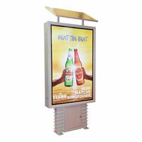 Galvanized Steel Advertisement Display Scrolling Light Box