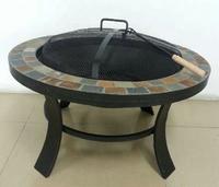 Outdoor Wood Charcoal Burning Large Round Steel Bowl Fire Pit