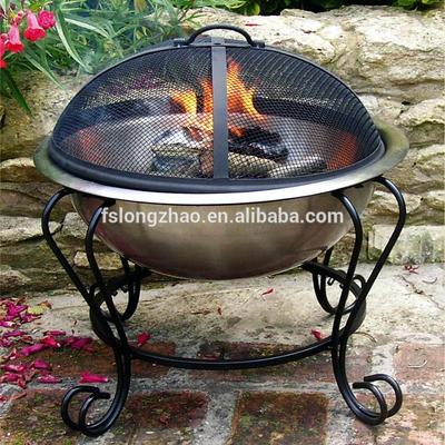 Outdoor stainless steel heavy duty fire pits