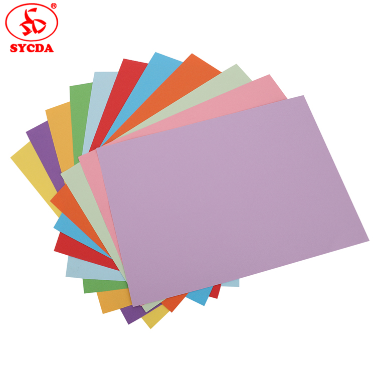 New!!! 2017 high quality woodfree A4 color printing 60g coloful offset paper of China