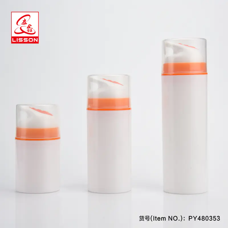 Multiple Specification 30g 60g 100g Plastic Pump Bottle Packaging Lotion Or Body Cream