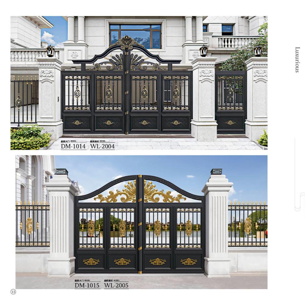Customized High Quality SlidingAluminum Garden Fence Gate With Motor